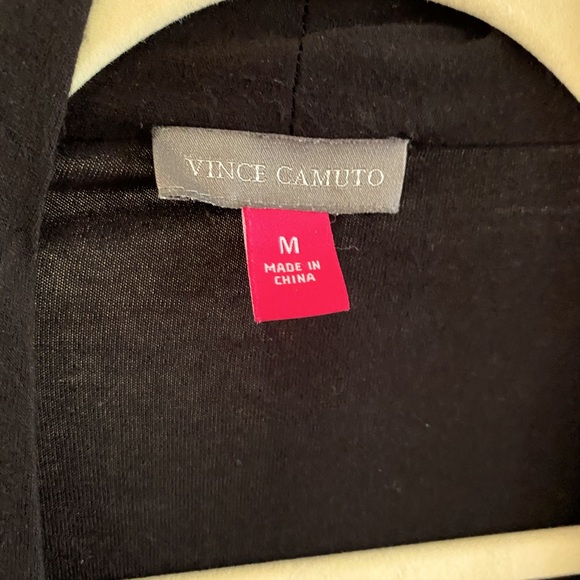 Vince Camuto lightweight black cover up with bell sleeves; SZ M - Picture 3 of 4